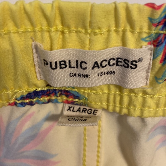Public access pineapple Mens board shorts XL - Picture 3 of 4
